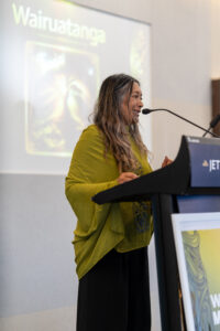 Gloria Sheridan presenting at the Whakatupu Mana symposium